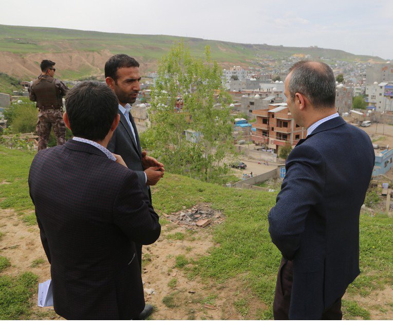 Başkan Adanur, Şahin Tepesindeki Yeni İmar Yollarını İnceledi