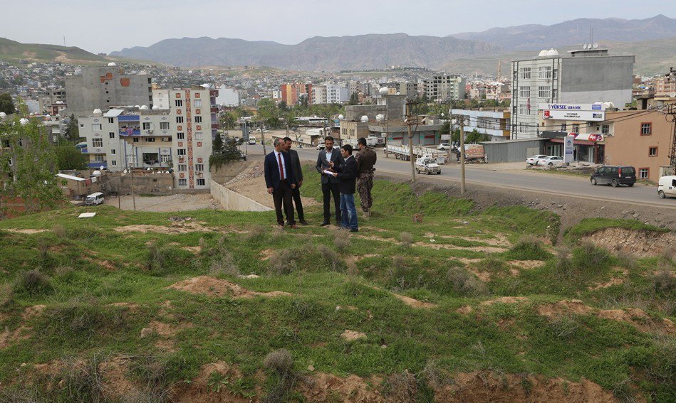 Başkan Adanur, Şahin Tepesindeki Yeni İmar Yollarını İnceledi