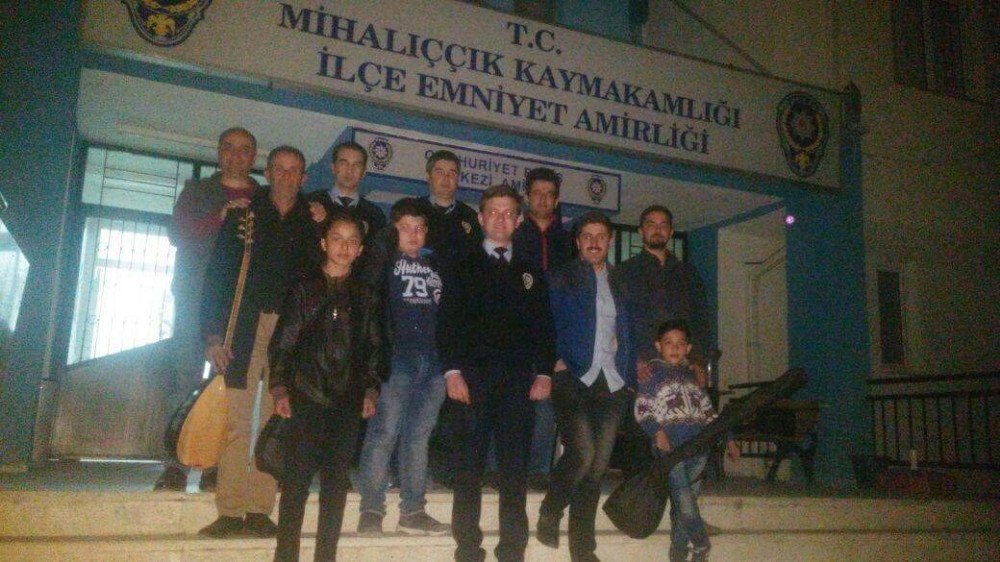 Mihalıççık Halk Eğitim Merkezi Eğitim Ve Kursiyerlerinden Polise Ziyaret