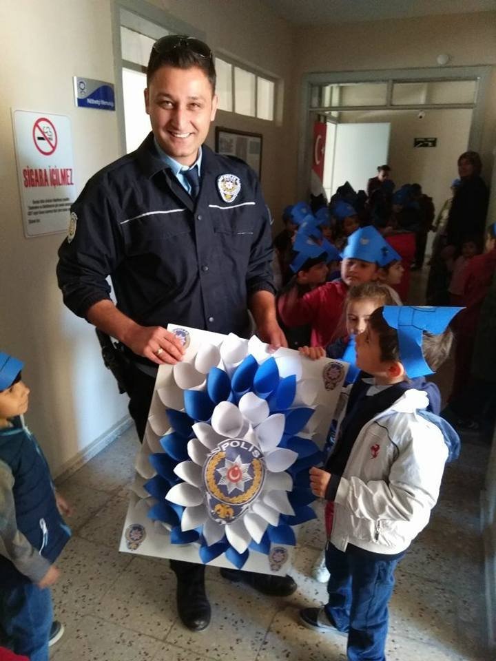 Kırkalı Miniklerden Polislere Ziyaret