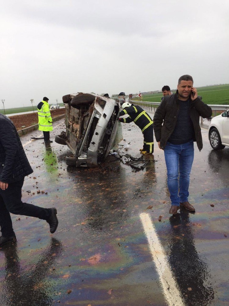 Şanlıurfa’da Trafik Kazası: 2 Yaralı