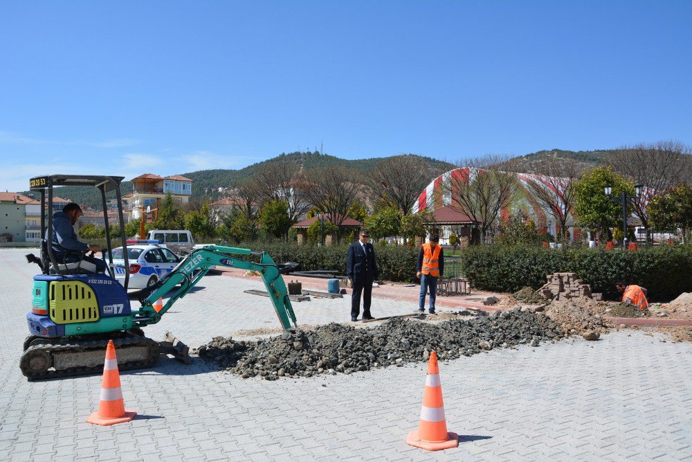 Korkuteli’de Mobese Çalışması Başladı