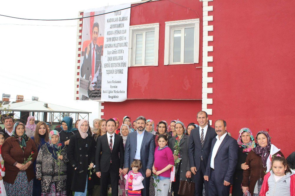 Tut İlçesinde Tbmm Başkanvekili Aydın’a Sevgi Seli