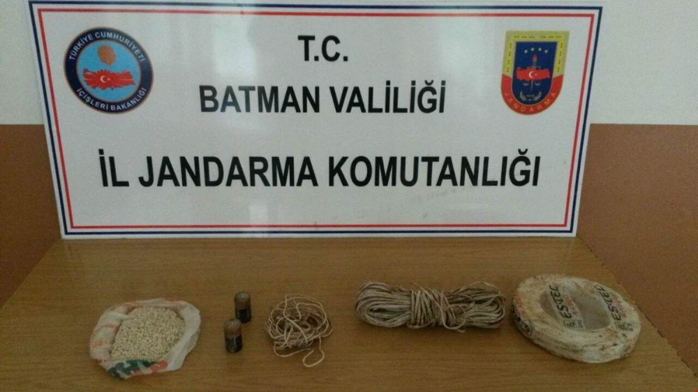 Batman’da Amonyum Nitrat Ele Geçirildi