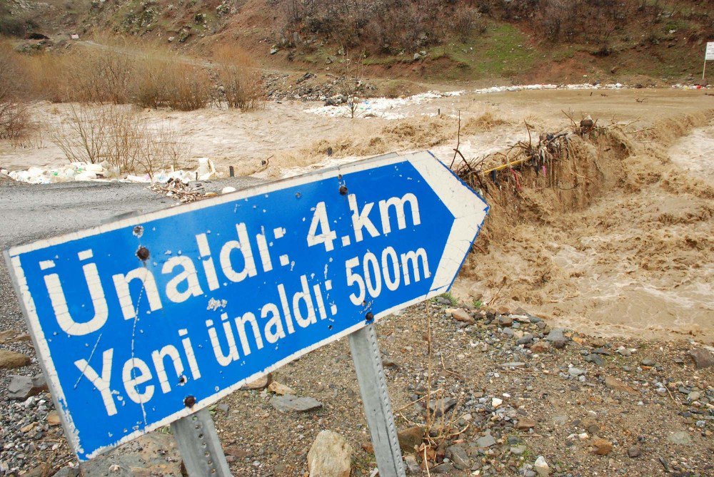 Bitlis’i Sel Aldı