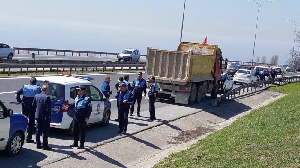 Büyükçekmece’de Kaçak Döküme Suçüstü