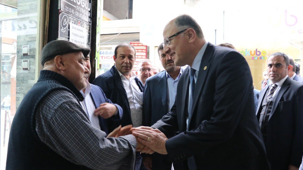 Milletvekili Koçer’den Gaziler Caddesi Esnafına Ziyaret