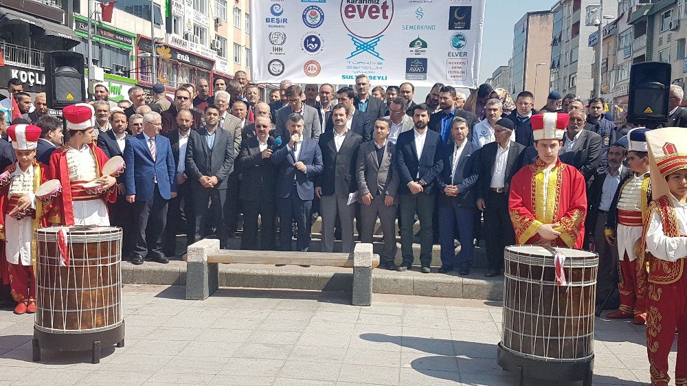 Sultanbeyli’de Sivil Toplum Kuruluşları ’Evet’ Dedi