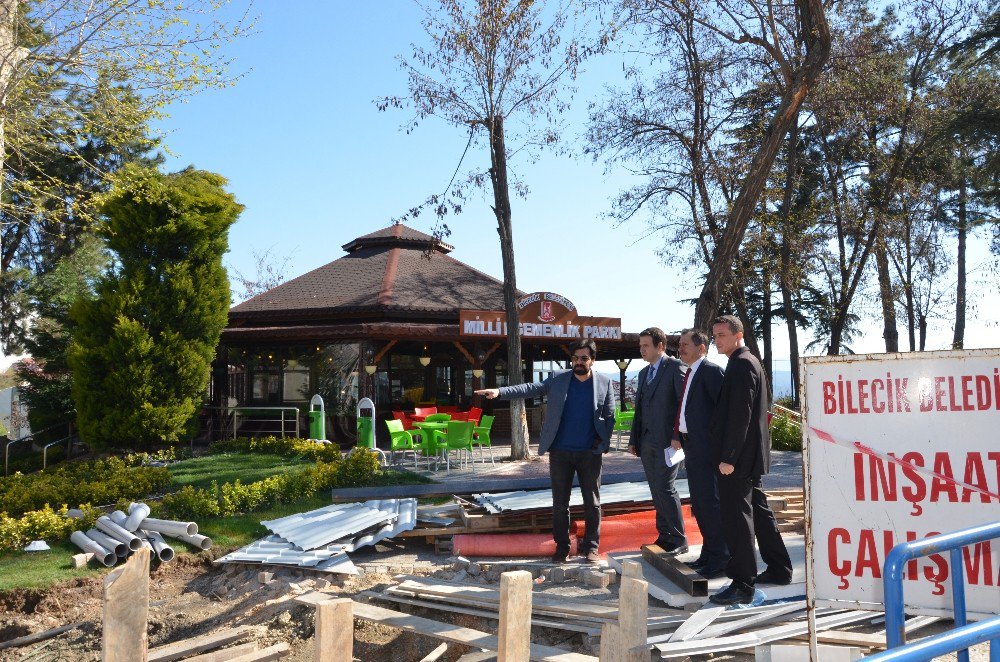 Bilecik Belediyesinin Çocuk Oyun Park Yapım Çalışmaları Hızla Devam Ediyor