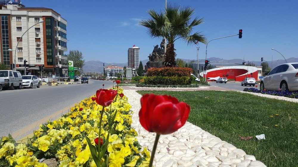 Alaşehir Parkları Yeşilleniyor