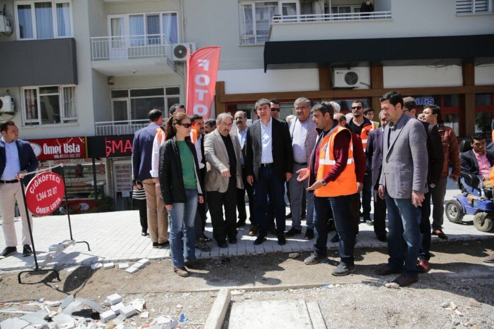 Başkan Türel, Şarampol Caddesinde İncelemelerde Bulundu