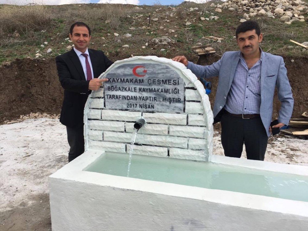 Boğazkale İlk Kaymakam Çeşmesi Hizmete Açıldı