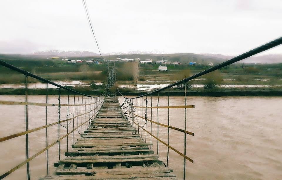 Aras Nehri Karların Erimesi Sonucu Yükseldi