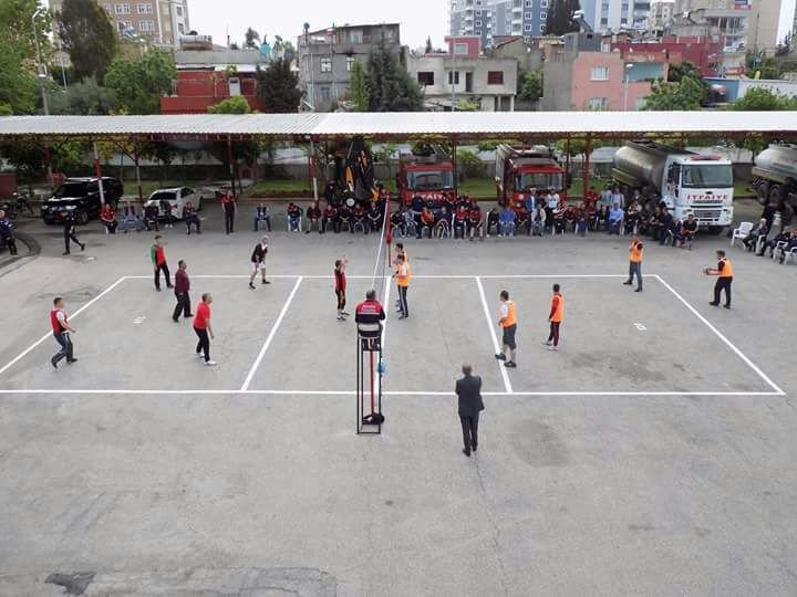 İtfaiyeciler Arası Voleybol Turnuvası Başladı