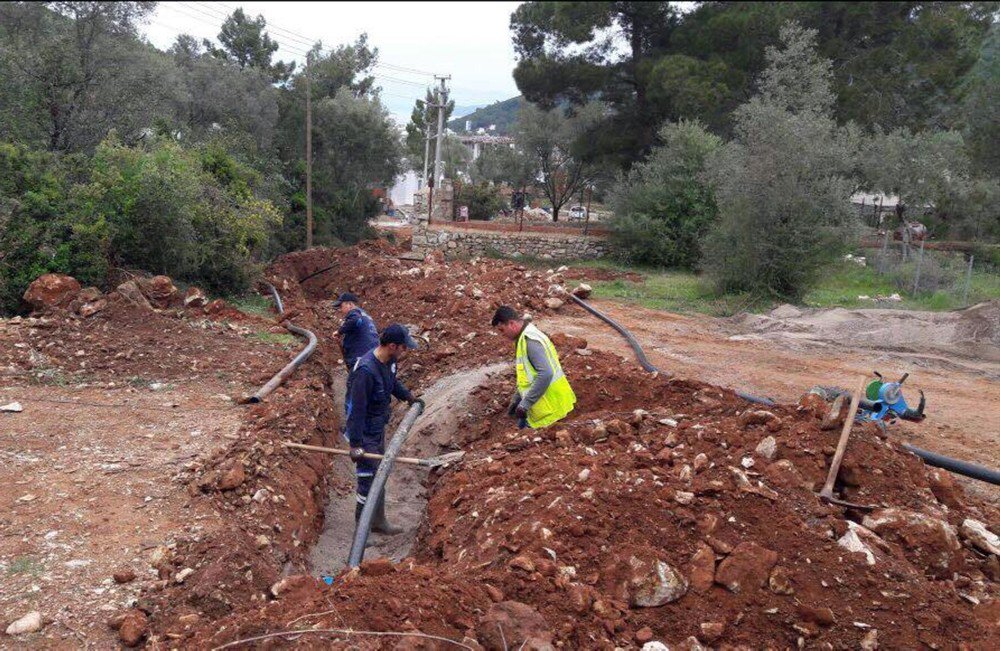 Muski’den Bodrum’da İçme Suyu Hattı Çalışması