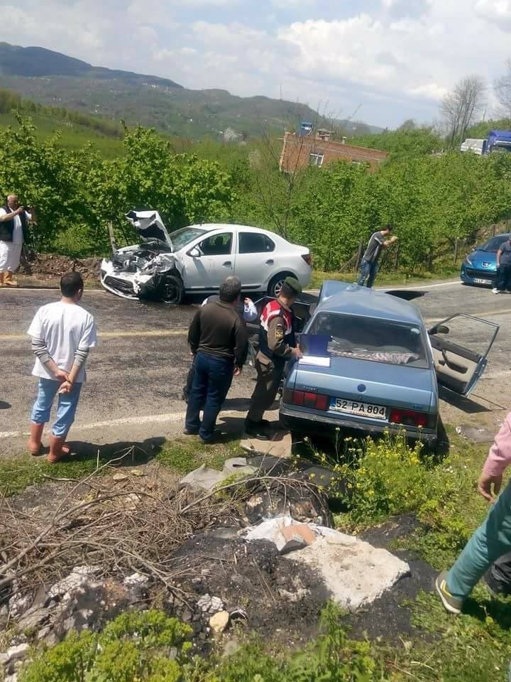 Fatsa’da Trafik Kazası: 1 Ölü, 2 Yaralı