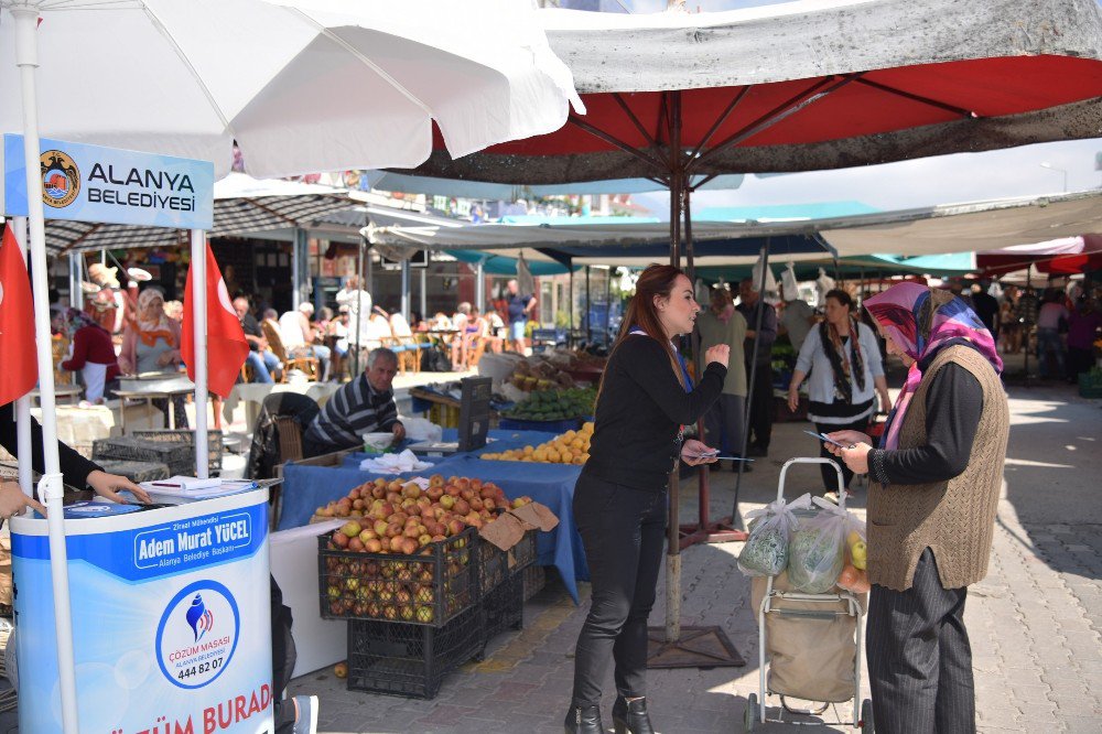 Alanya Pazarlarına Çözüm Masası Kuruluyor