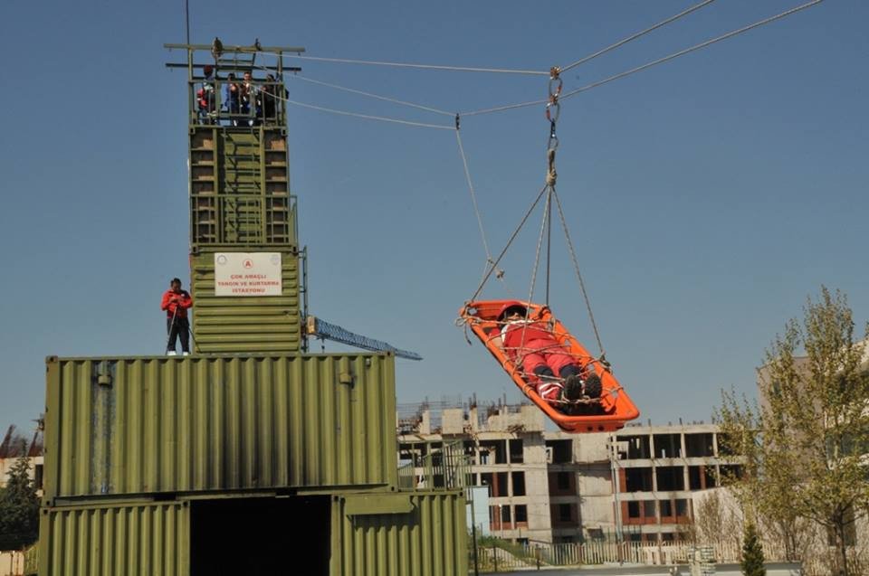 Denizli Umke’den Gerçeği Aratmayan Tatbikat