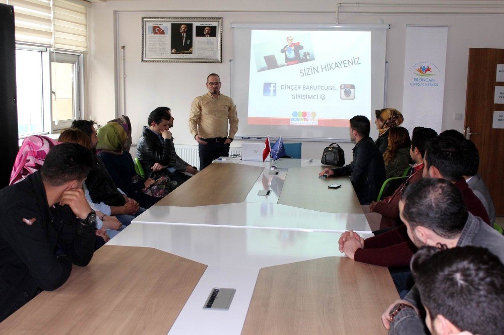 Erzincan Gençlik Merkezi’nde Uygulamalı Girişimcilik Eğitimi Başladı