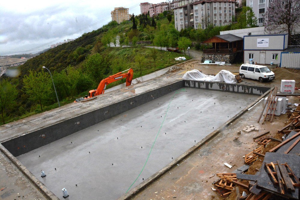 Kocaeli’nin İlk Aquapark’ı Hızla Yükseliyor