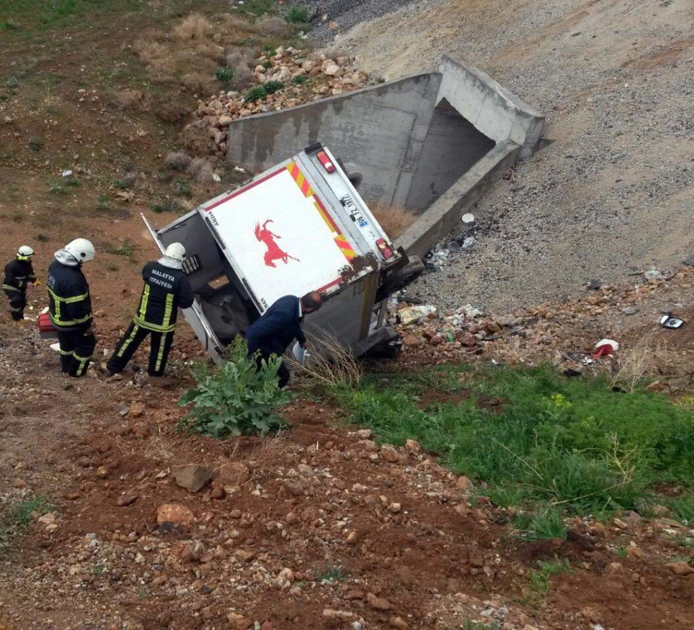 Yarış Atı Taşıyan Kamyonet Devrildi