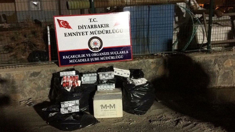 Diyarbakır’da 643 Bin Lira Değerinde Kaçak Sigara Ele Geçirildi