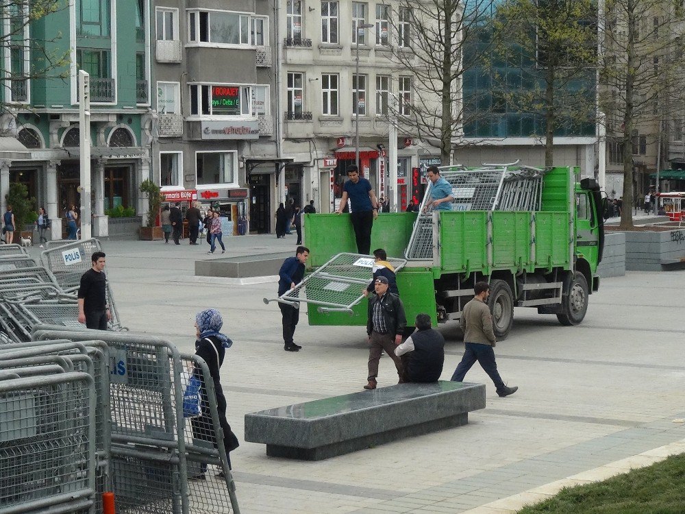 Taksim’de 1 Mayıs Önlemleri