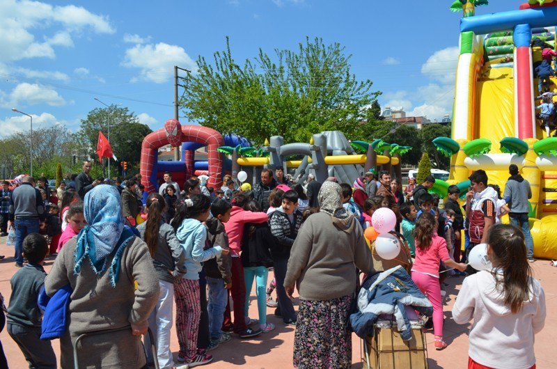 Germencik’te Çocuklar Eğlenceye Doyacak