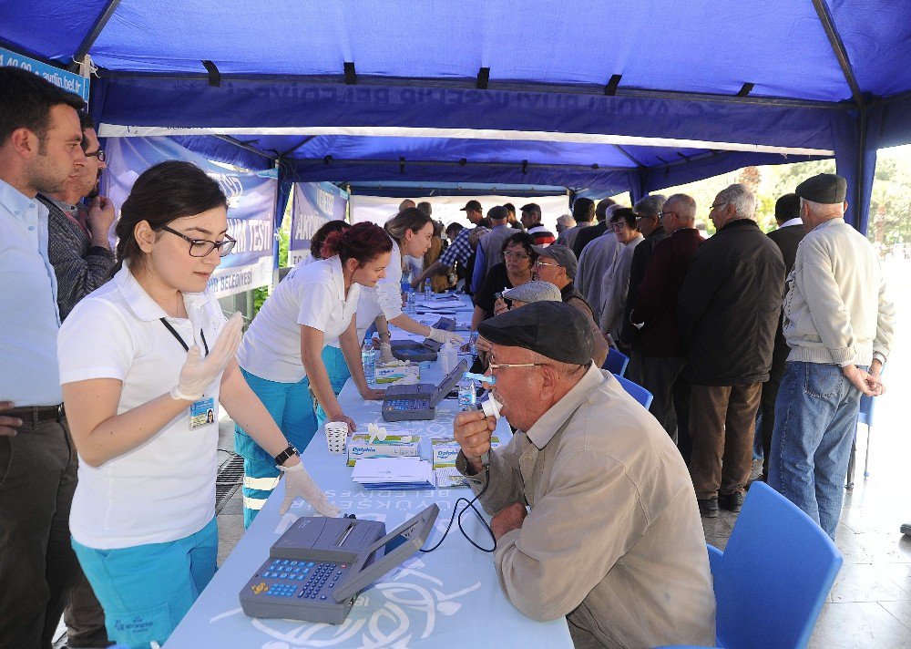 Büyükşehir’den, Akciğer Solunum Testi Uygulaması