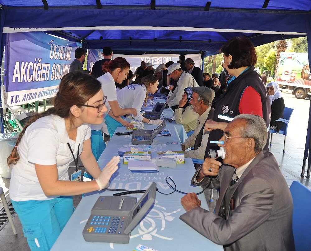 Büyükşehir’den, Akciğer Solunum Testi Uygulaması