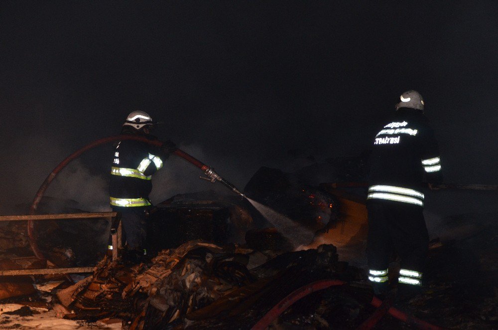 Eskişehir’de Fabrika Yangını