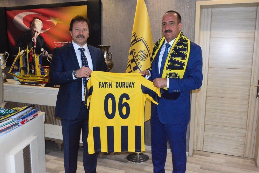 Başkan Duruay’dan Ankaragücü’ne Destek