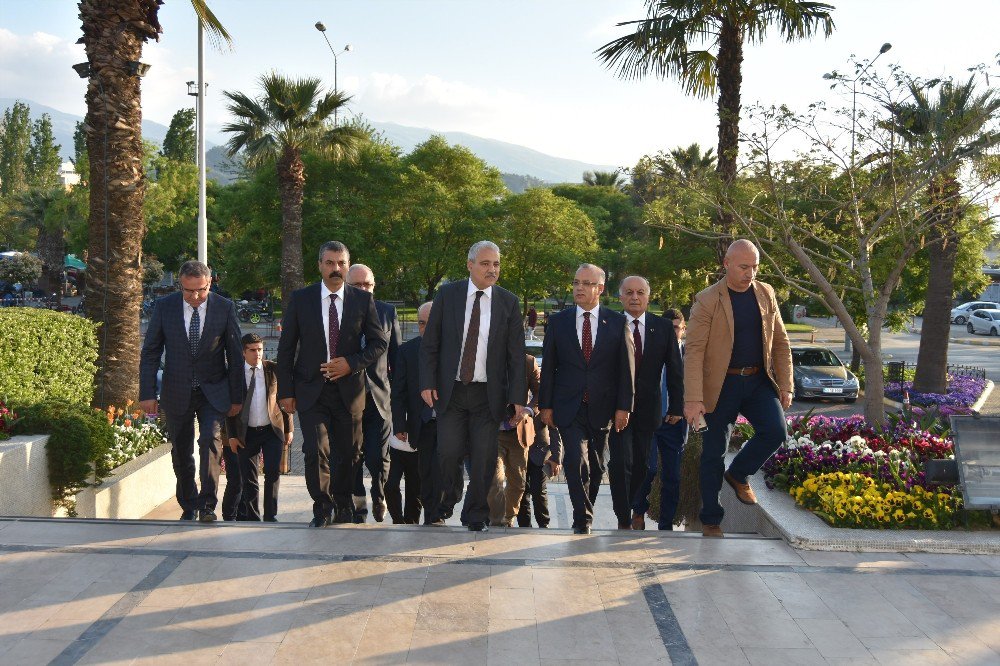 Başkan Kayda Vali Güvençer’e Projeleri Anlattı