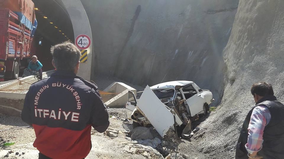 Mersin’de Tünel Girişinde Kaza: 1 Ölü