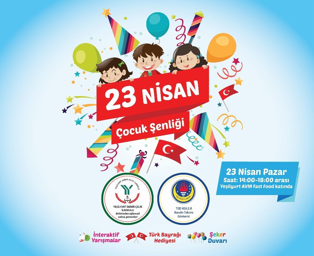 Atakum’da 23 Nisan Coşkusu Avm’de