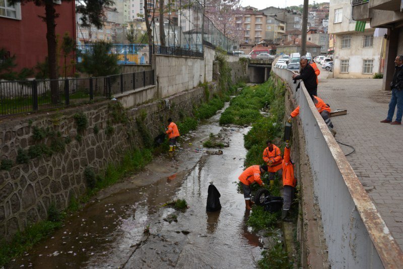 Fatsa’da Dereler Temizleniyor