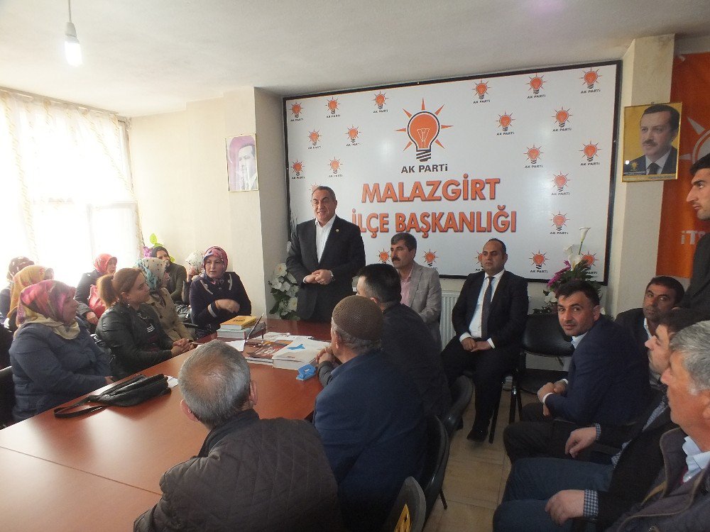 Ak Parti’den Malazgirt İlçesine Teşekkür Ziyareti