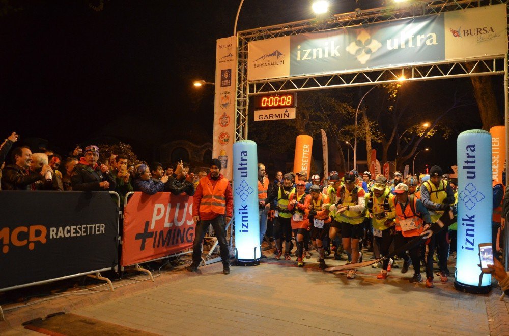 140 Kilometrelik İznik Ultra Maratonu Start Aldı