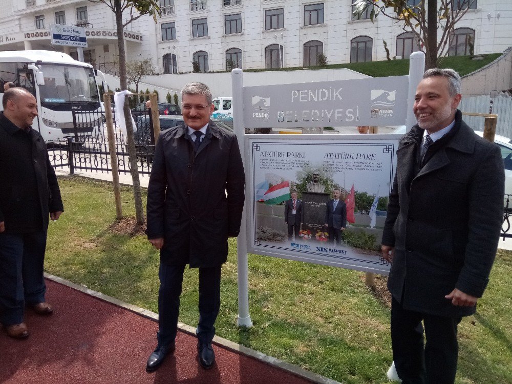 Pendik’te Türk- Macar Dostluk Parkı Açıldı