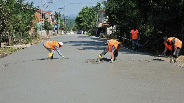 Melikgazi’ye Beton Yollar Geliyor