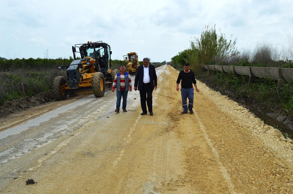 Serik Pınarcık Yolu Yenileniyor