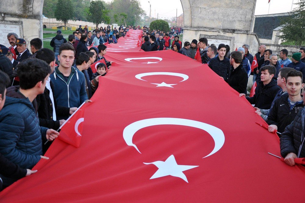 Edirne ’57. Alay’ Şehitleri İçin Yürüdü