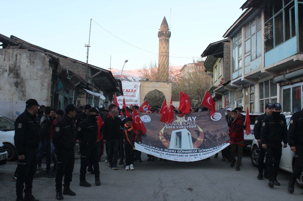 Muş’ta 57. Alaya Vefa Yürüyüşü