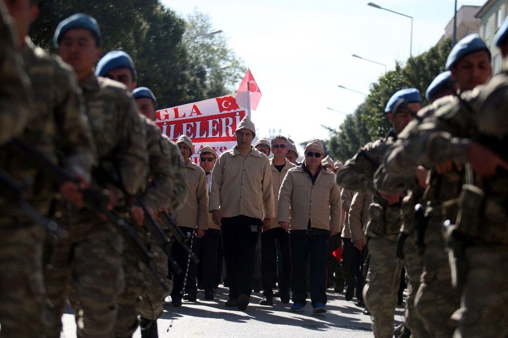 Muğla’da 57. Alay Vefa Yürüyüşü