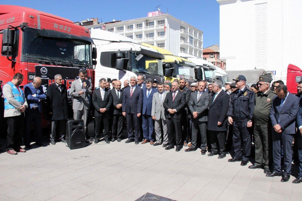 Yozgat’tan Haleplilere 11 Tır Un Yardımı