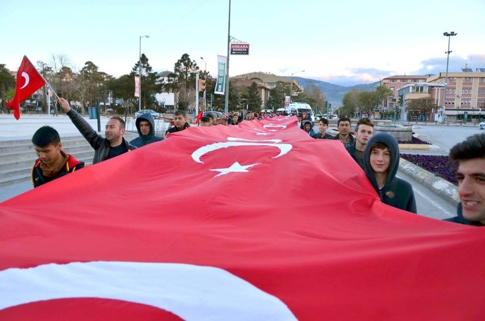 Erzincan 57’nci Alay İçin Yürüdü