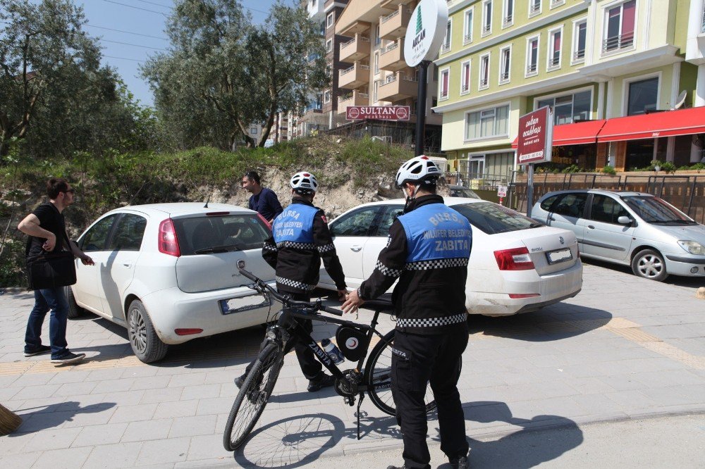 Nilüfer’de Yaya Ve Bisiklet Yolu İşgaline Geçit Yok