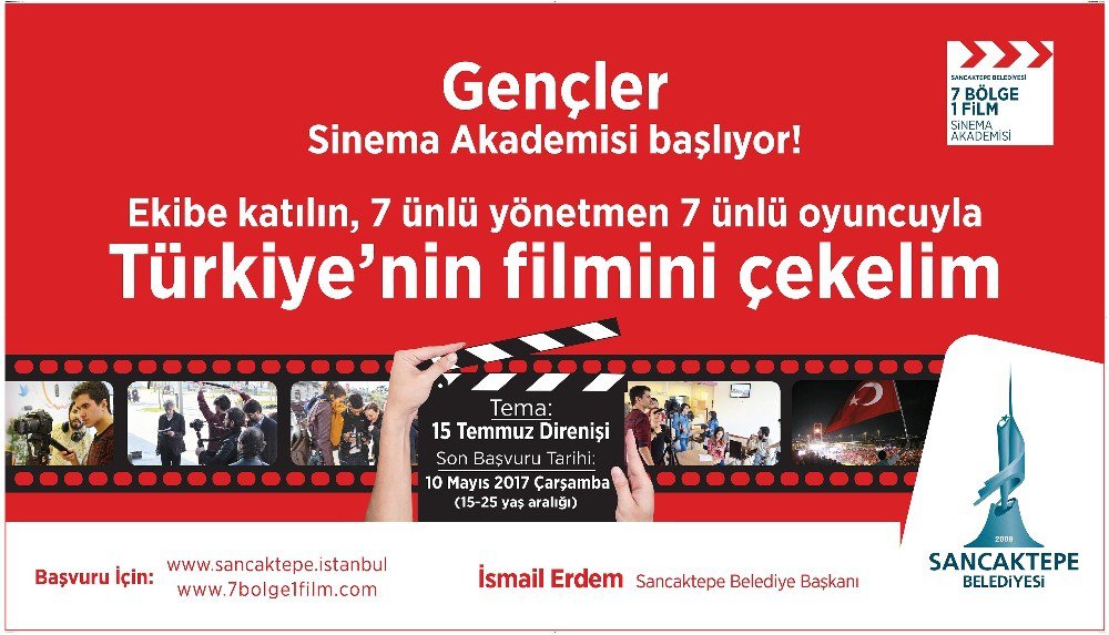 Sancaktepe Sinema Akademisi Başlıyor