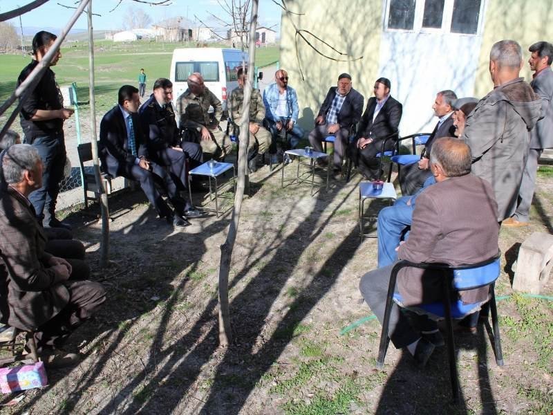 Kaymakam Uzan, Köyleri Ziyaret Etti