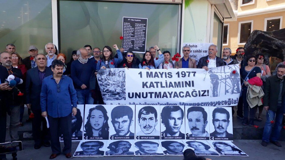 1 Mayıs 1977’de Hayatını Kaybedenler Kazancı Yokuşunda Anıldı